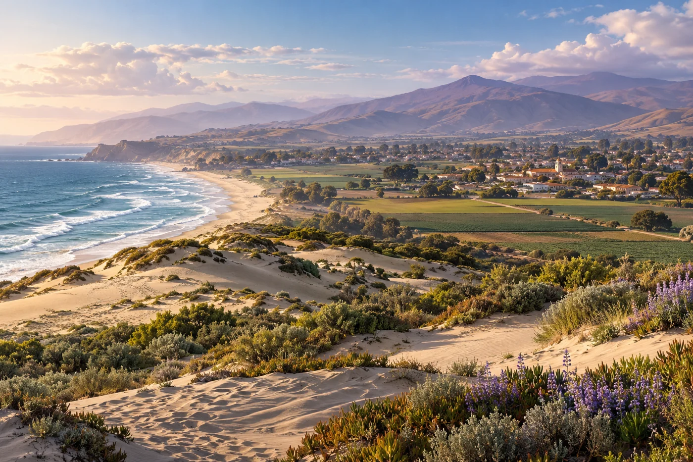 Ilustración inspirada en Guadalupe, California.