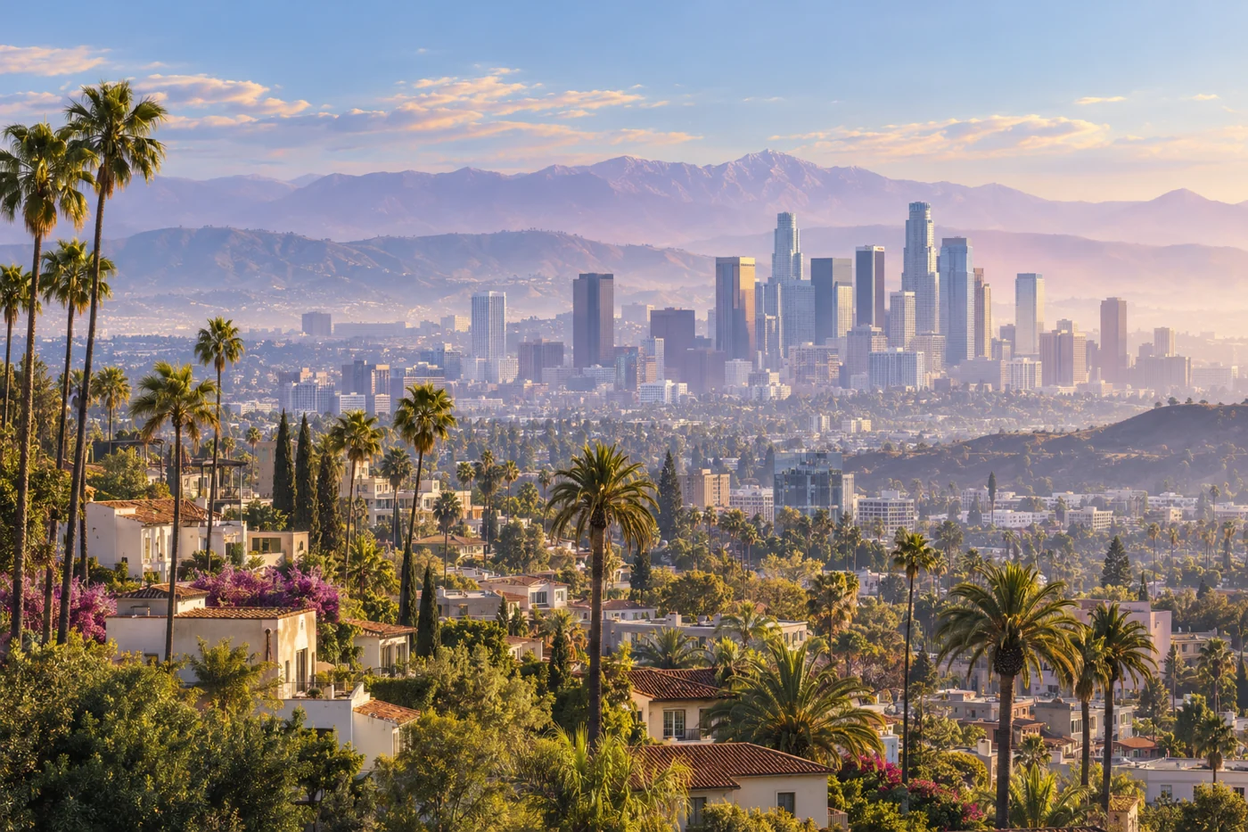 Illustration inspired by Los Angeles, California.