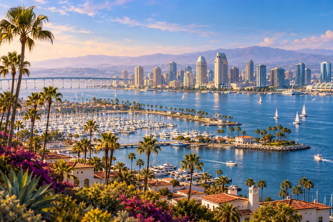 Vista panorámica ilustrativa de la costa de California